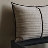 Quilted cushion in organic cotton Vari