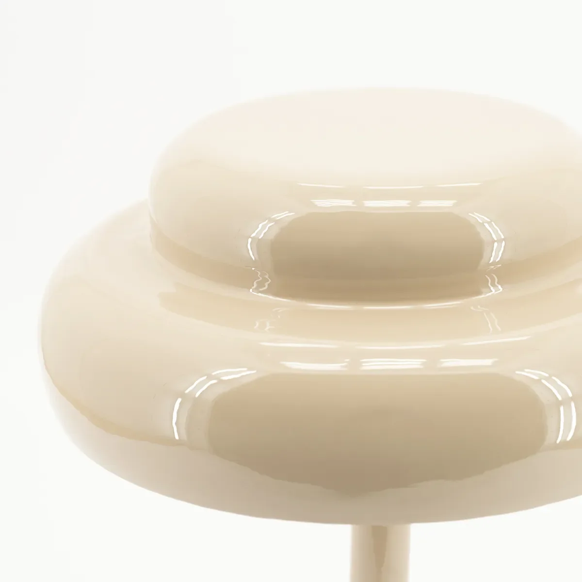 Dimmable Table Lamp Pomm Beige H 47.5 cm