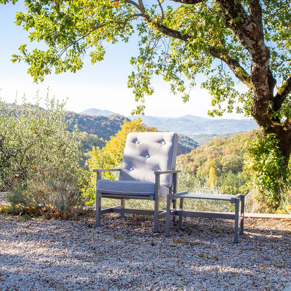 Stool 55X55Cm Grey Aluminium