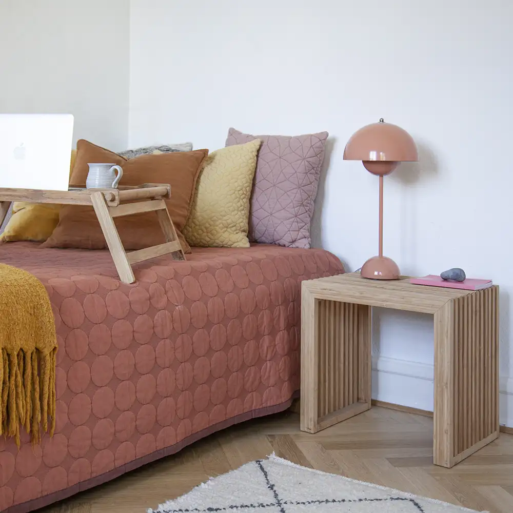 Rib Stool/Side Table Bamboo