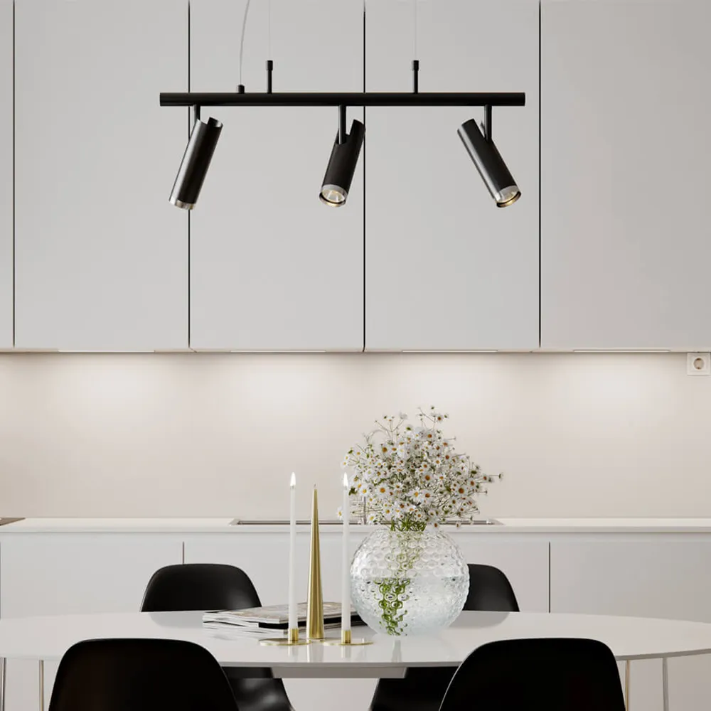 Puls Bar Ceiling light black