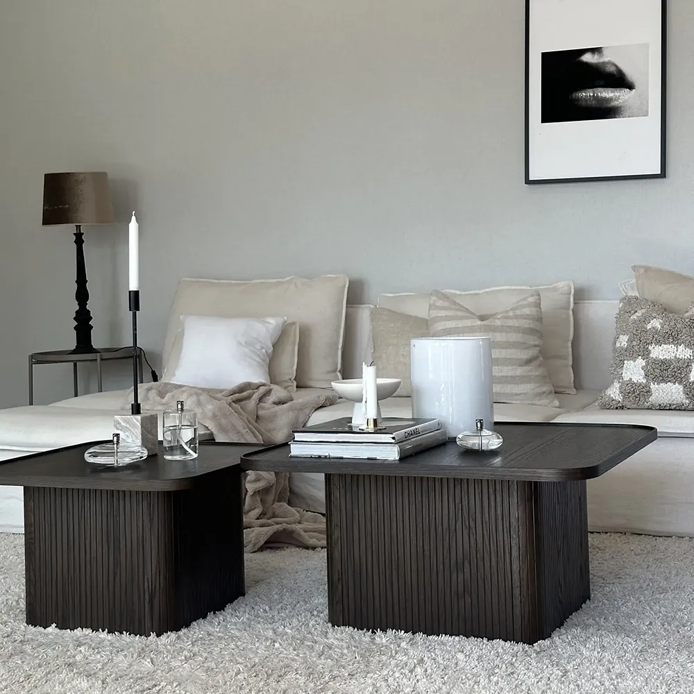 Sullivan coffee table 60x60 cm brown