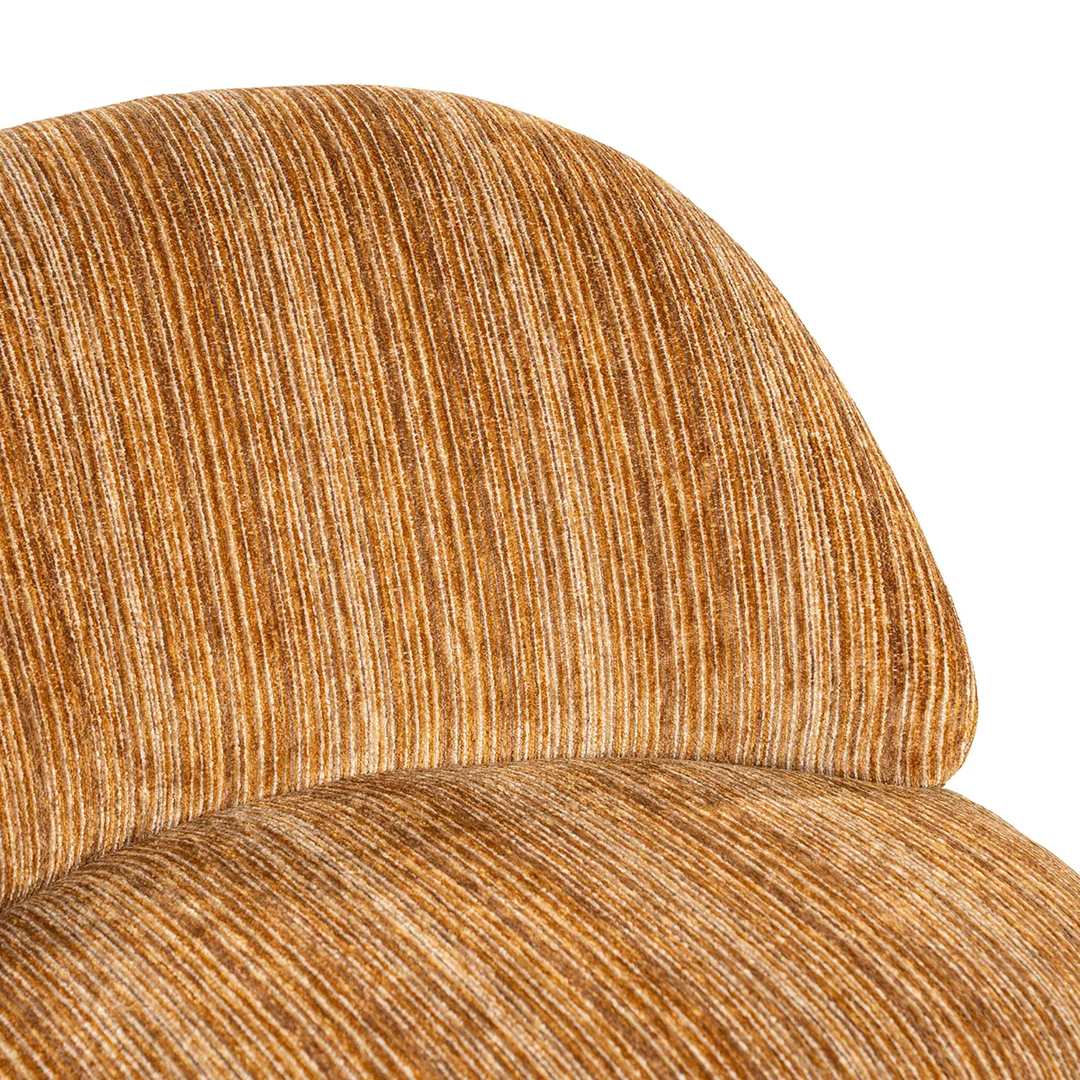 Swivel Lounge Chair FineLine Mustard