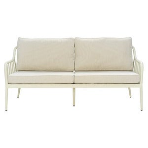 Coleville 3-seater sofa  Pearl white / Dot beige