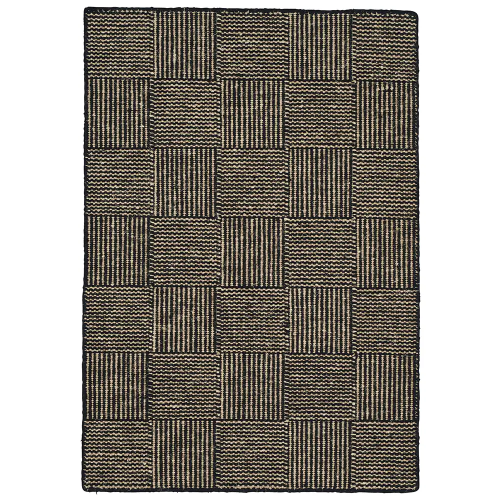 Chess Black 140x200 carpet 
