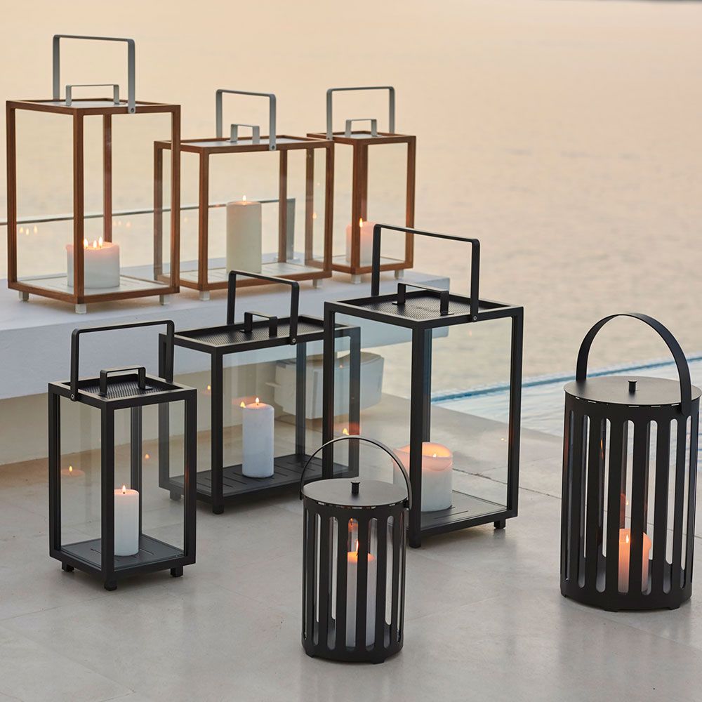 Lighthouse lantern large Lava Grey