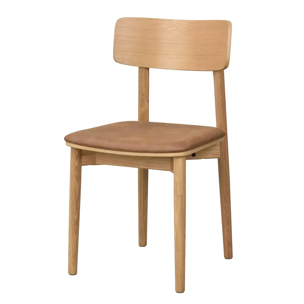 Wolcott dining chair oak/brown