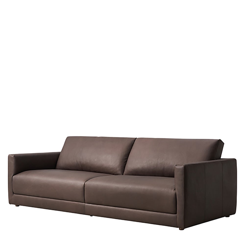 Broome leather sofa - 2-seater-Espresso