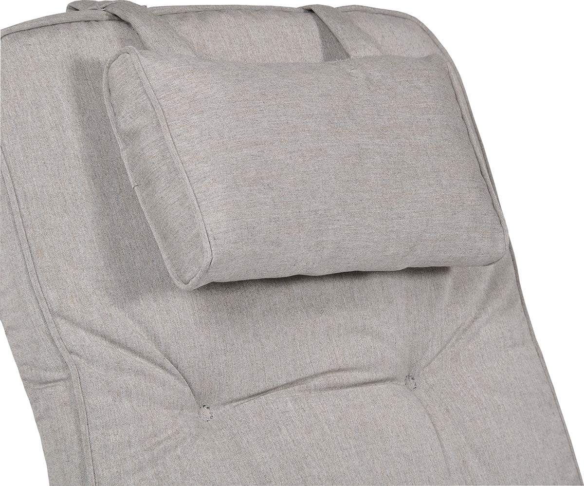 Deck chair cushion Woodline Ash grey