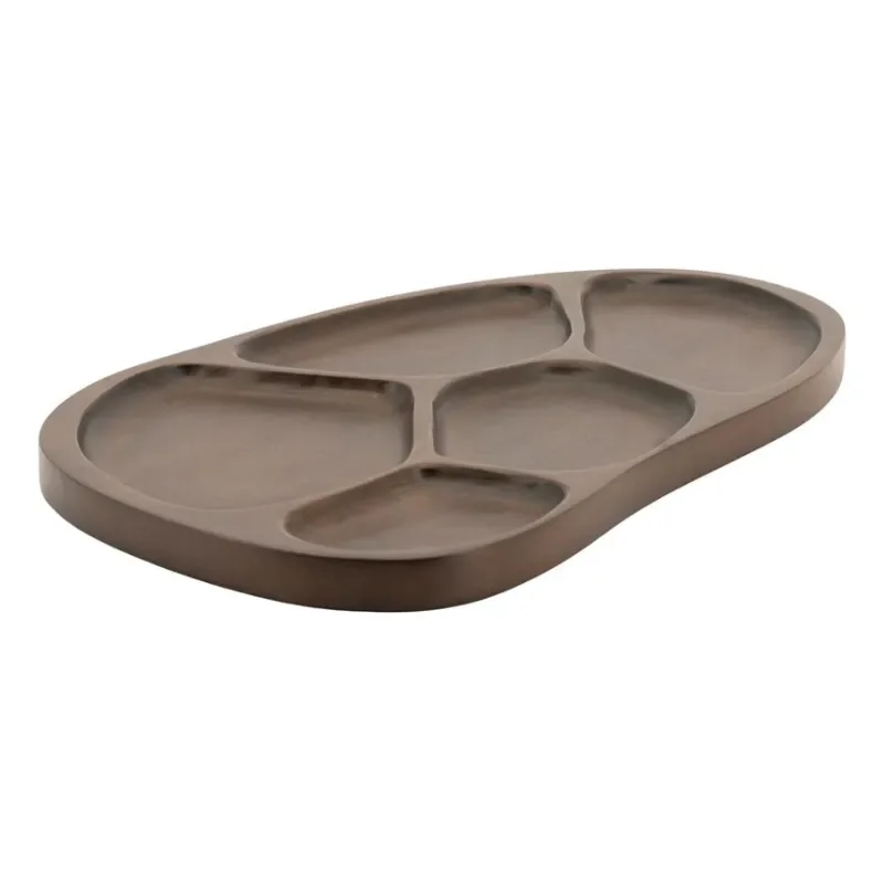 Ushi 50x30x2,5 cm Mango Wood dark brown