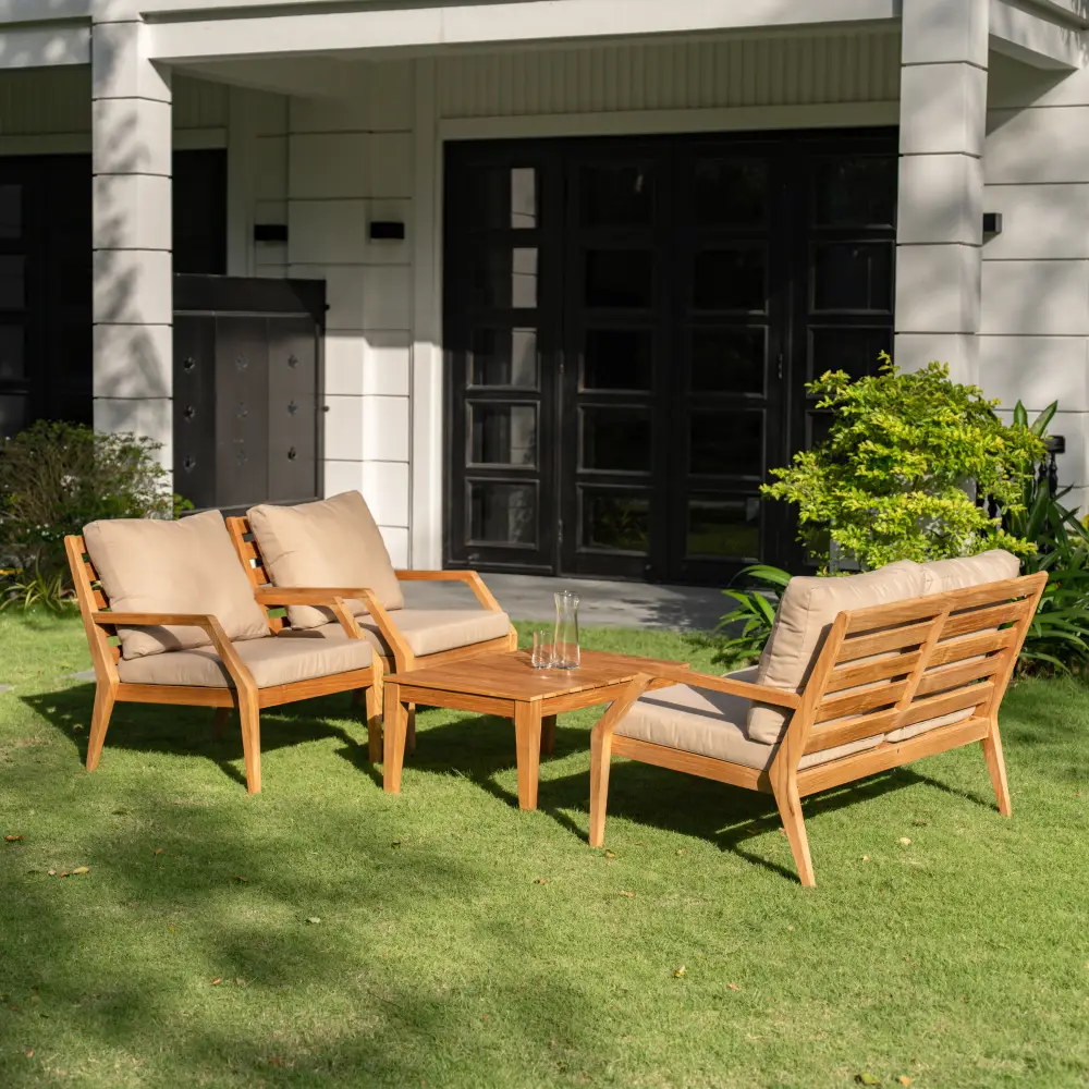 Gunnaröd 2-seater lounge sofa incl. cushions black