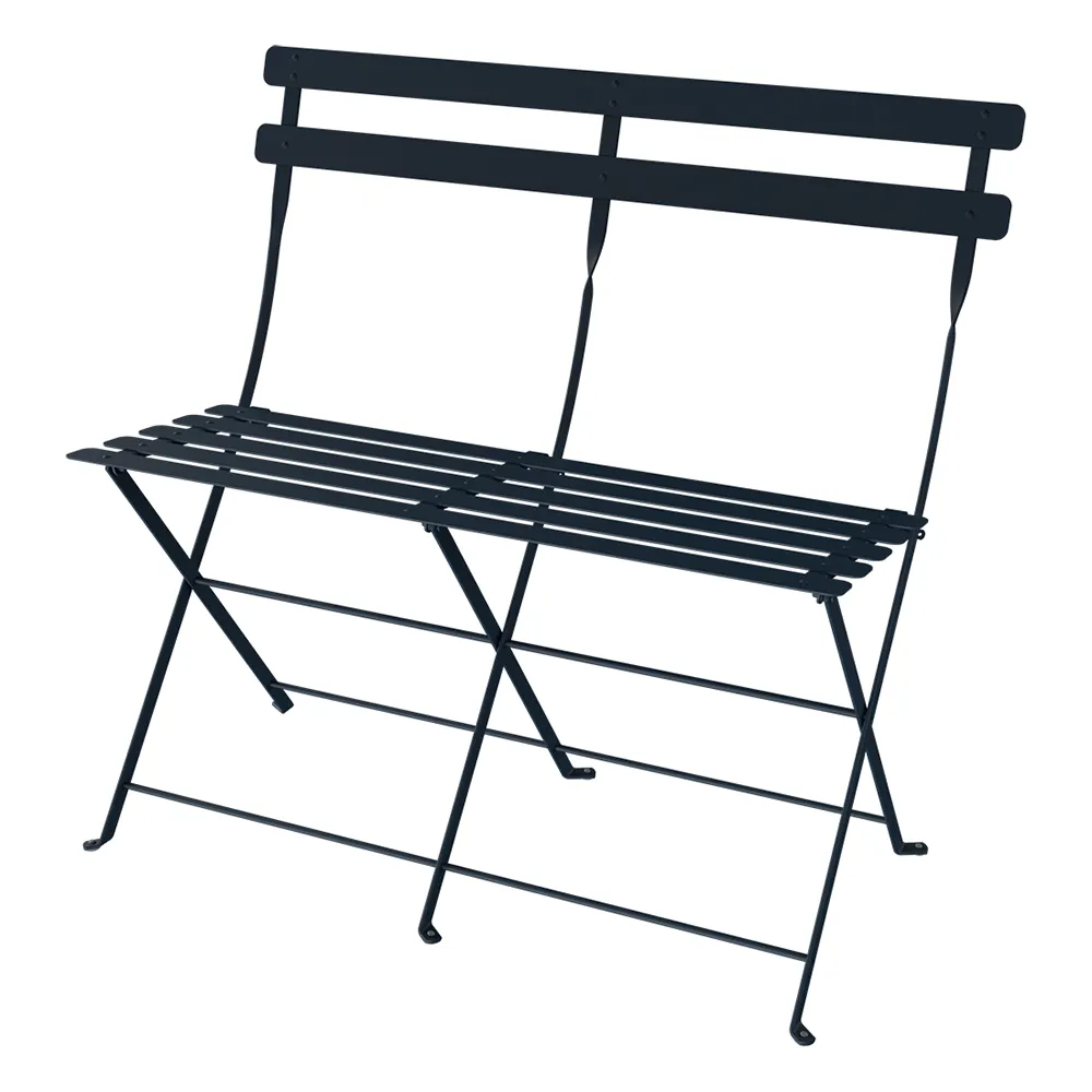 Bistro 2-seater ottoman Deep blue