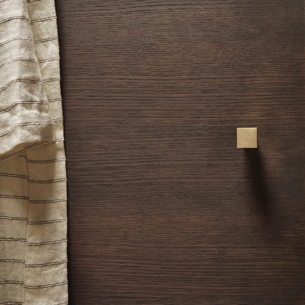 Square Hook - Small - Brass