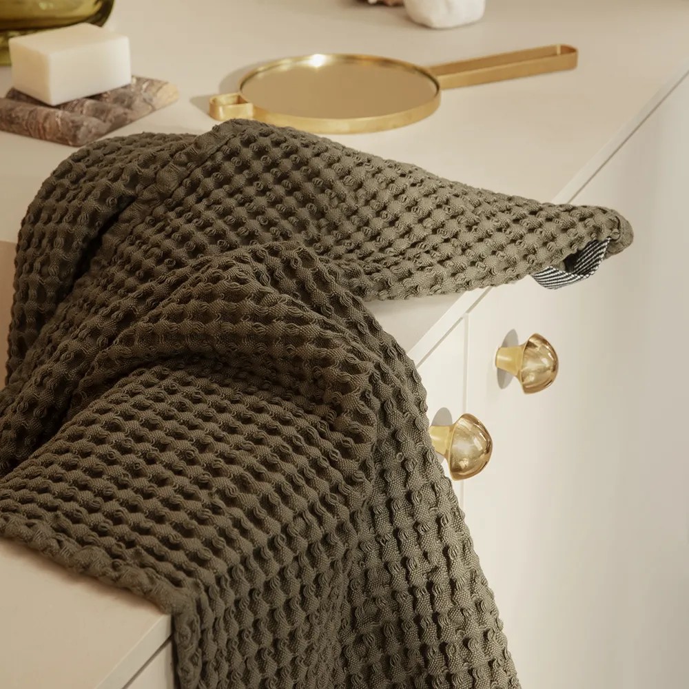Bath Towel in Organic Cotton Olive