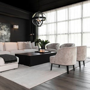 Fairfax fabric armchair Pietra oyster