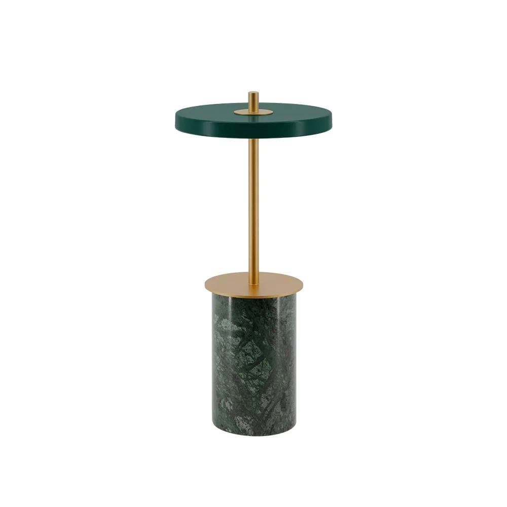 Asteria Move Mini Portable Lamp Green Marble