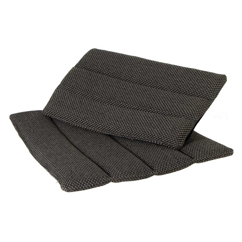 Flip Folding Chair Cushion Set Dark Grey Focus
