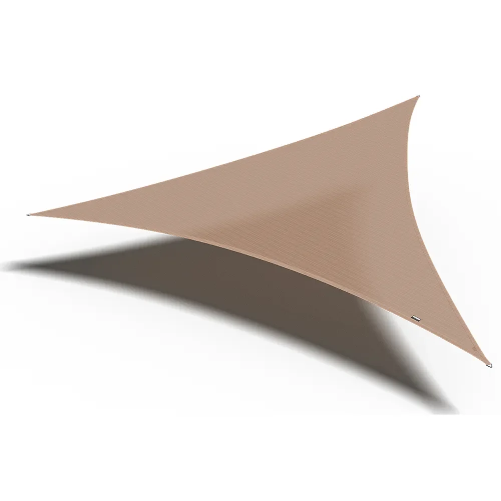 Coolfit triangular sun shade 360x360cm beige