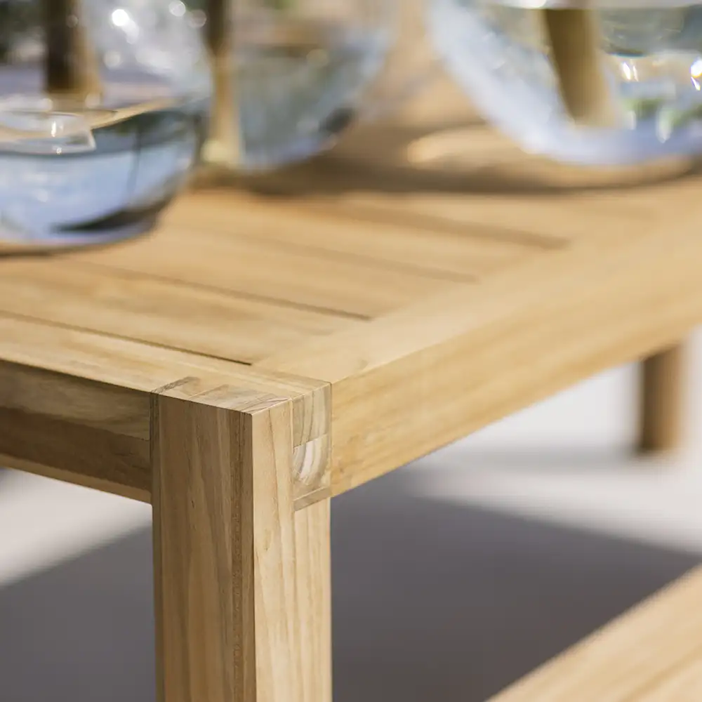 Laknäs Dining table 90x210-295 cm teak