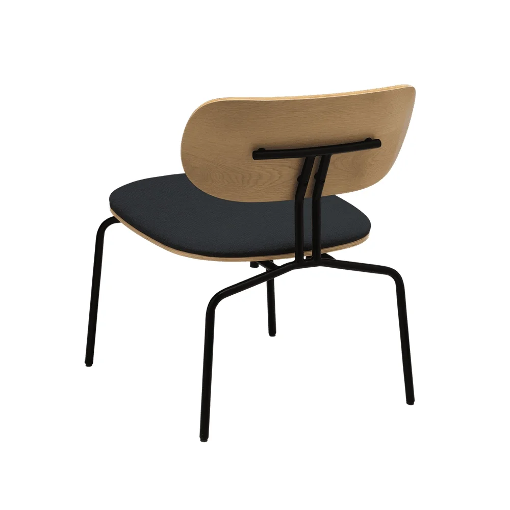 Curious Lounge Chair Oak/Black Shadow