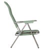 Spaghetti sun lounger sage green aluminium