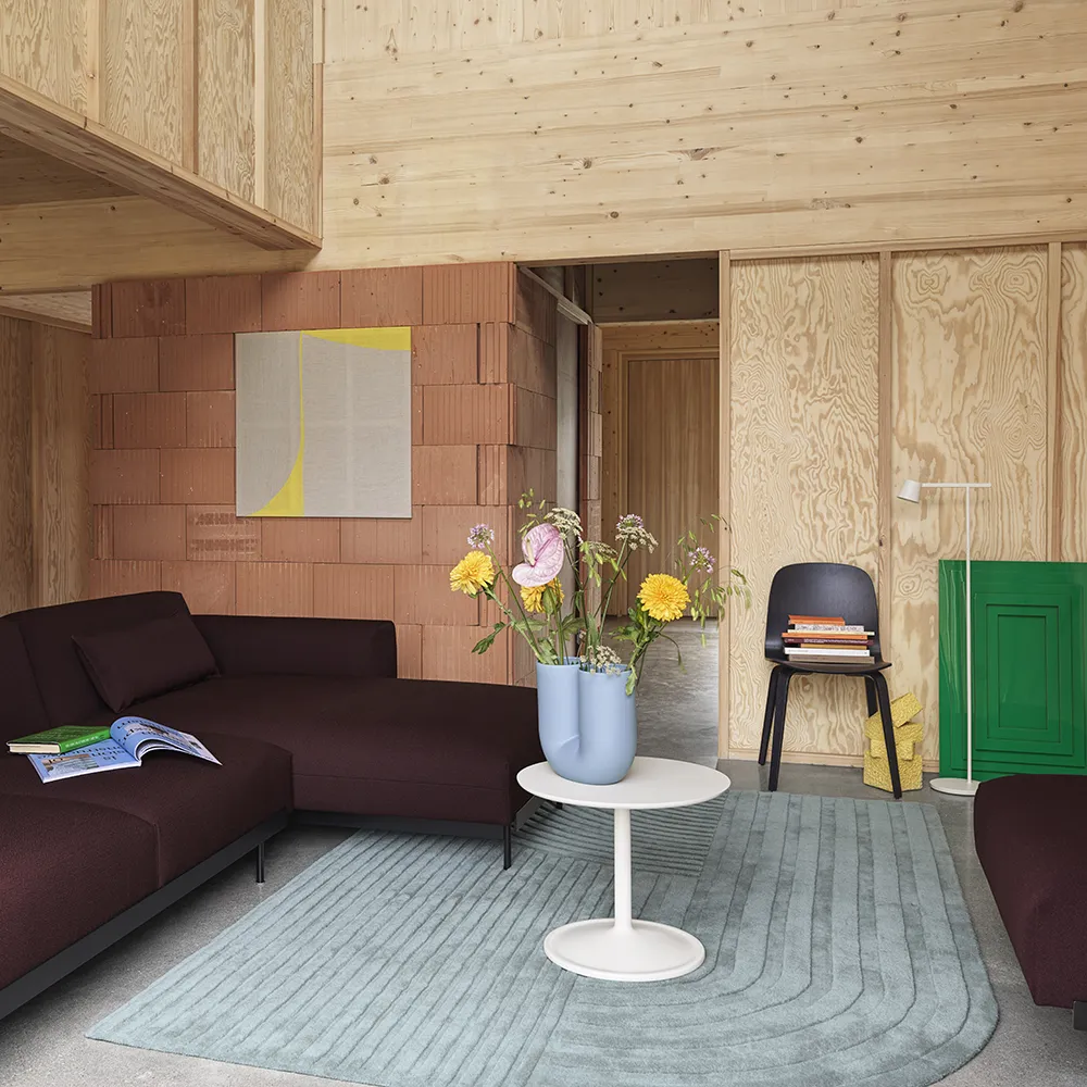 Kink Vase H: 26 cm - Light Blue