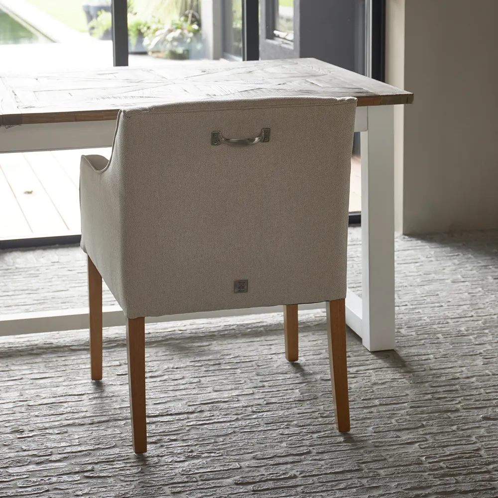 Savile Row Dining Armchair flanders flax