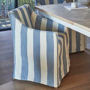 Firenze dining chair CVR fren BlueStripe
