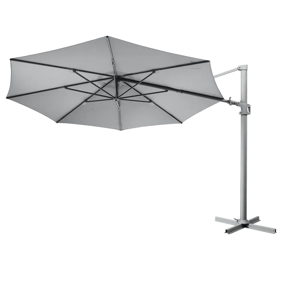 Vinovo hanging parasol Ø350 cm Anthracite/Grey