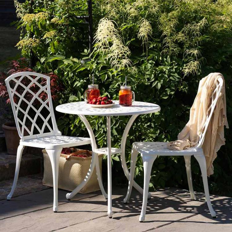 Arras coffee table 70 cm white