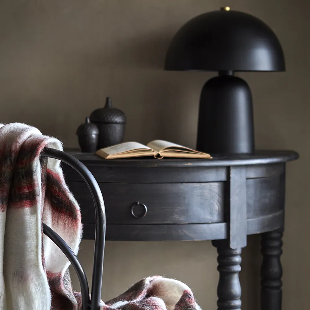 Fungi table lamp black