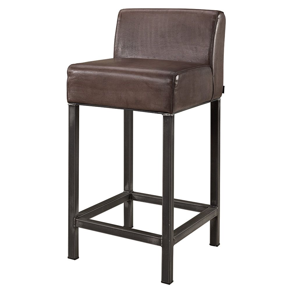 Stacey Barstool Buffalo Leather Lampré