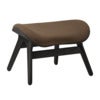 A Conversation Piece Ottoman Footstool Black Oak/Mocca