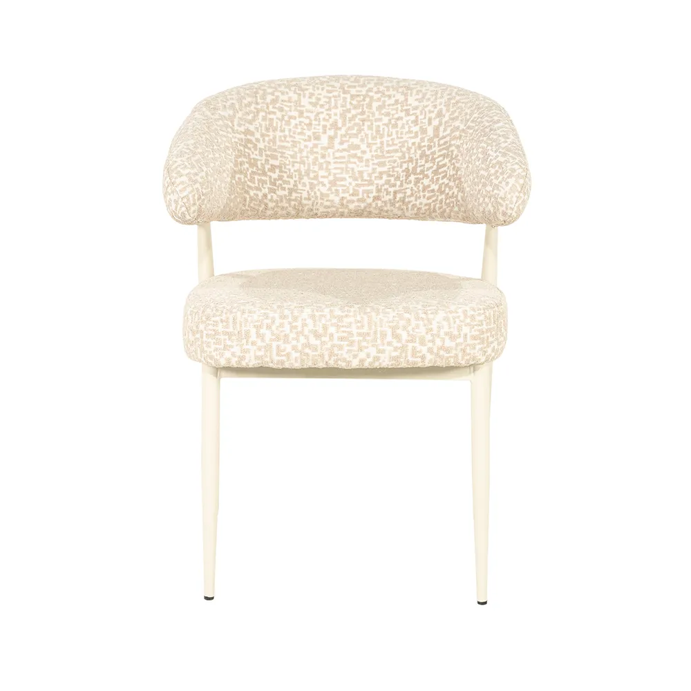 Dining Chair Miso Taupe with armrest