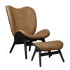 A Conversation Piece Lounge Chair Black Oak/Sugar Brown