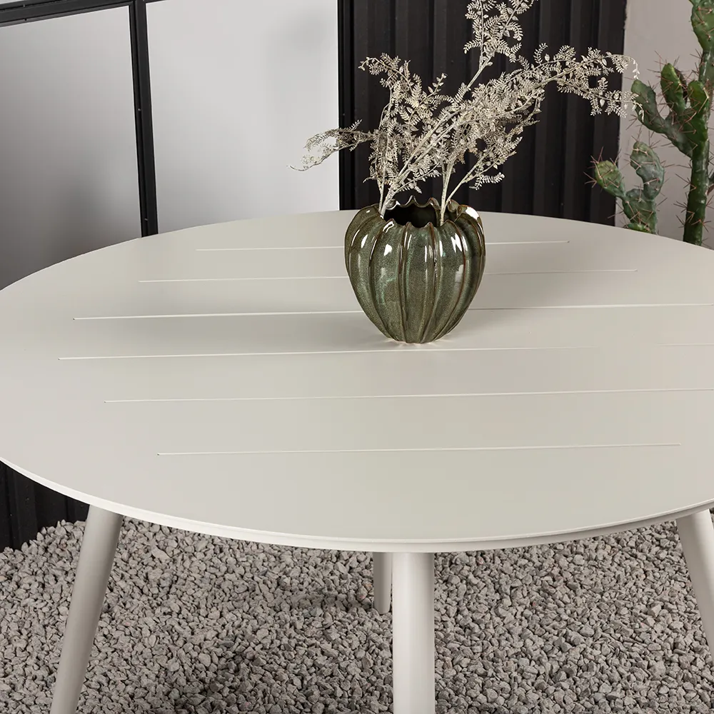 Lina Dining table Ø120 cm Beige