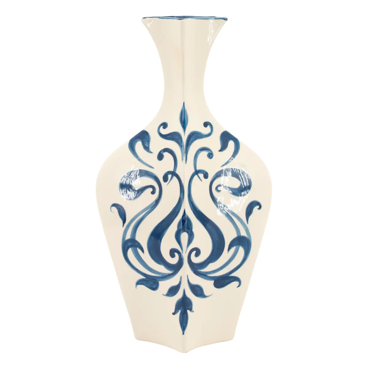 Decorative Vase Blu 1 H50 cm