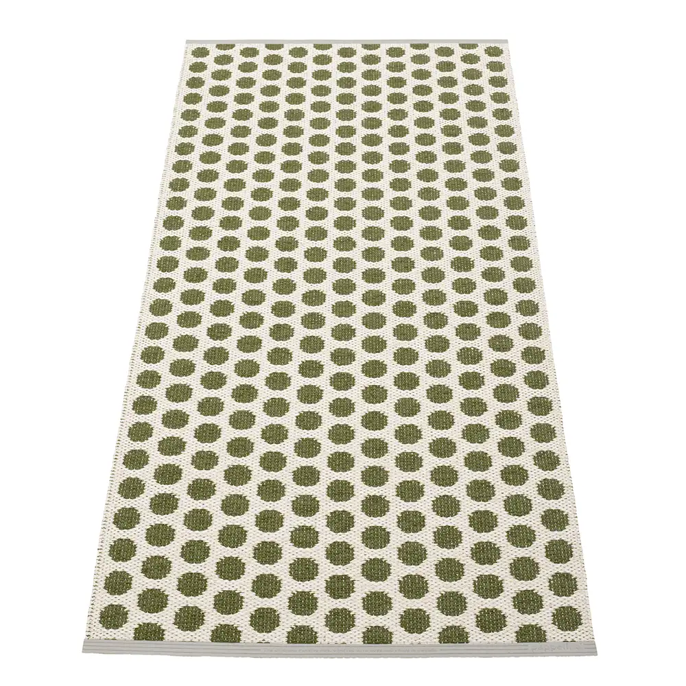 Noa Carpet 70x150 cm Dark Olive/Vanilla