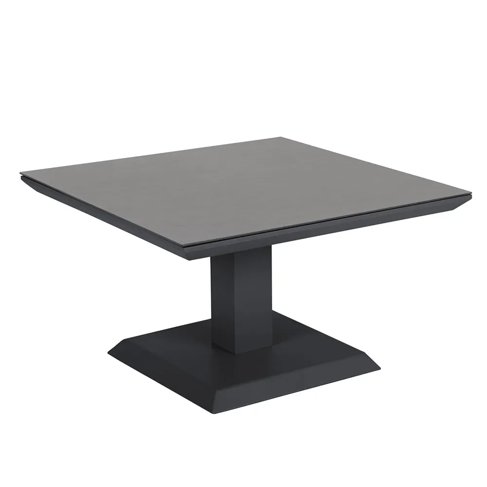 Heis Height-adjustable coffee table 79x79 cm black