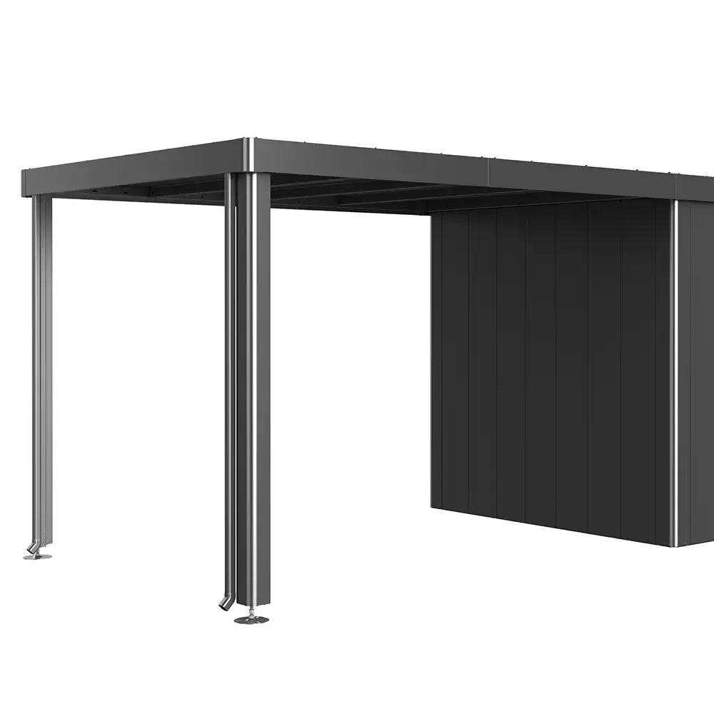 Side roof for Garden Shed Neo 3A/3B/3C/3D metallic dark grey