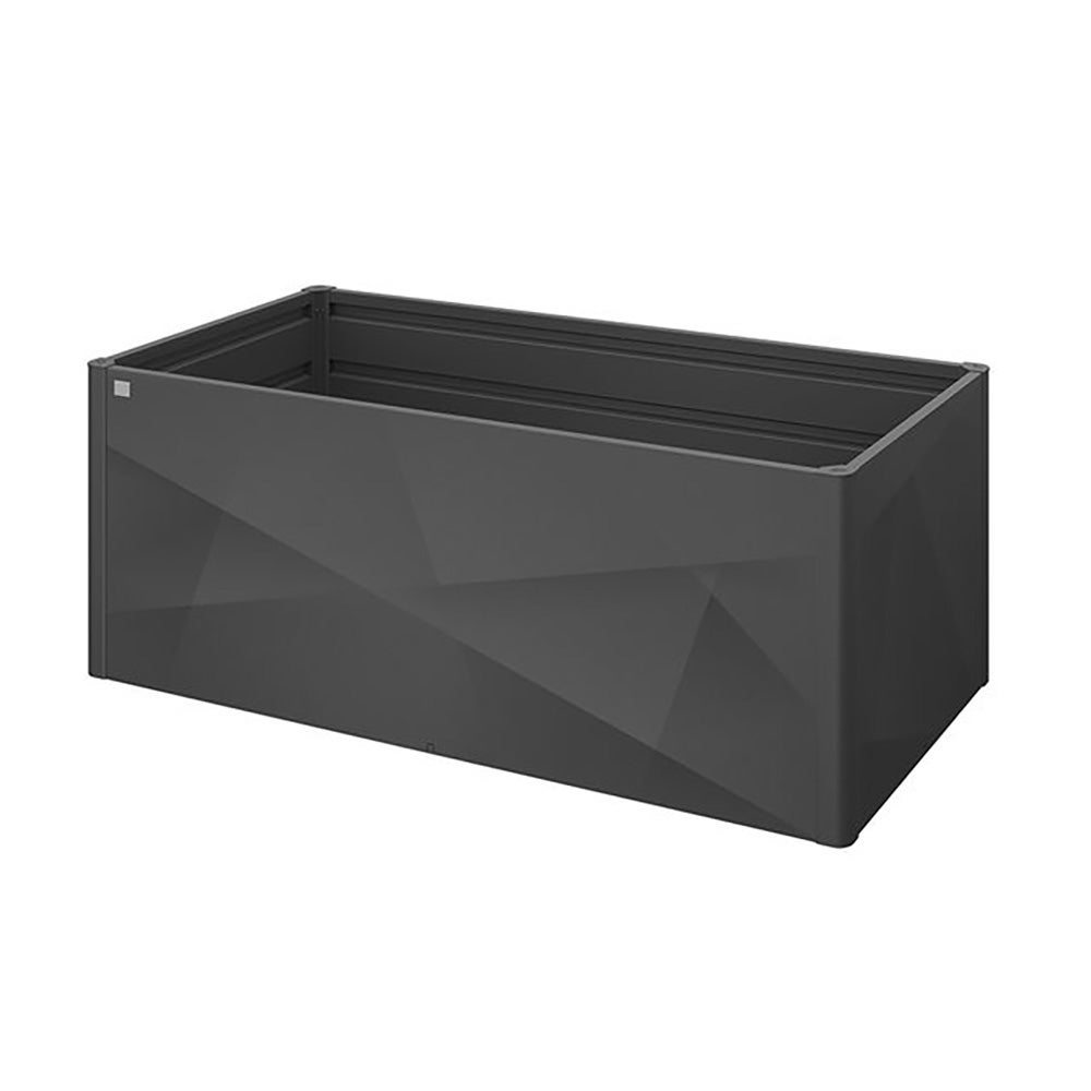 Cultivation bed 2 x 1 X-Design metallic dark grey