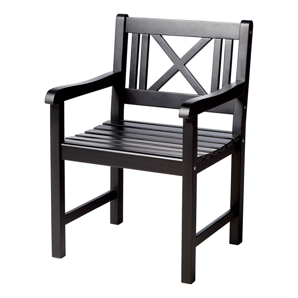 Rosenborg armchair black mahogany