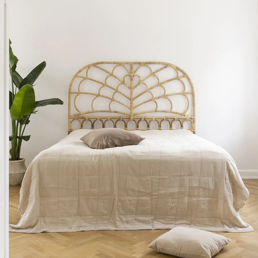 Headboard Celia 180 Cm Rattan Natur
