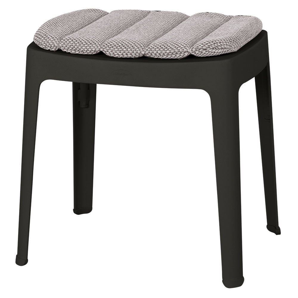 Cut Stool Black Aluminium