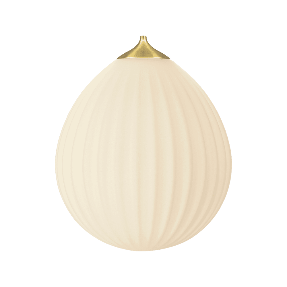 Around the World Lampshade Ø35 cm White/Brushed Bras