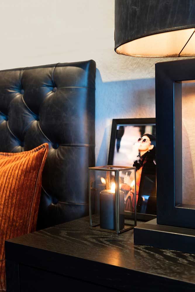 Vienna Headboard 90X140 Black Leather