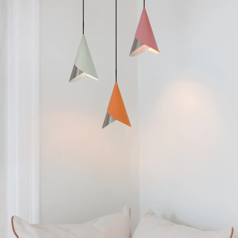 Cornet Lampshade Nuance Rose/Steel