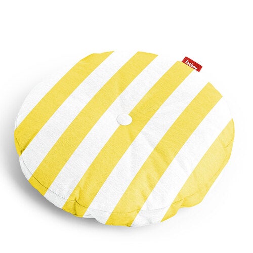 Circle seat cushion stripe yellow