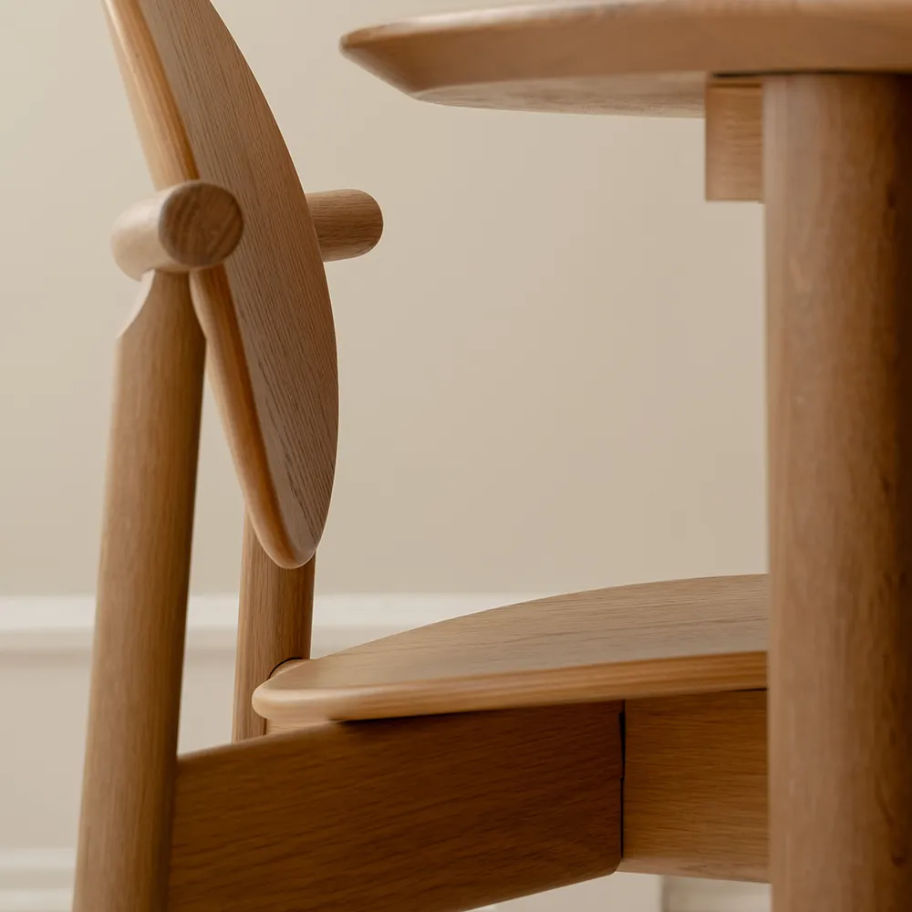 Dining Chair in Oak Heiko