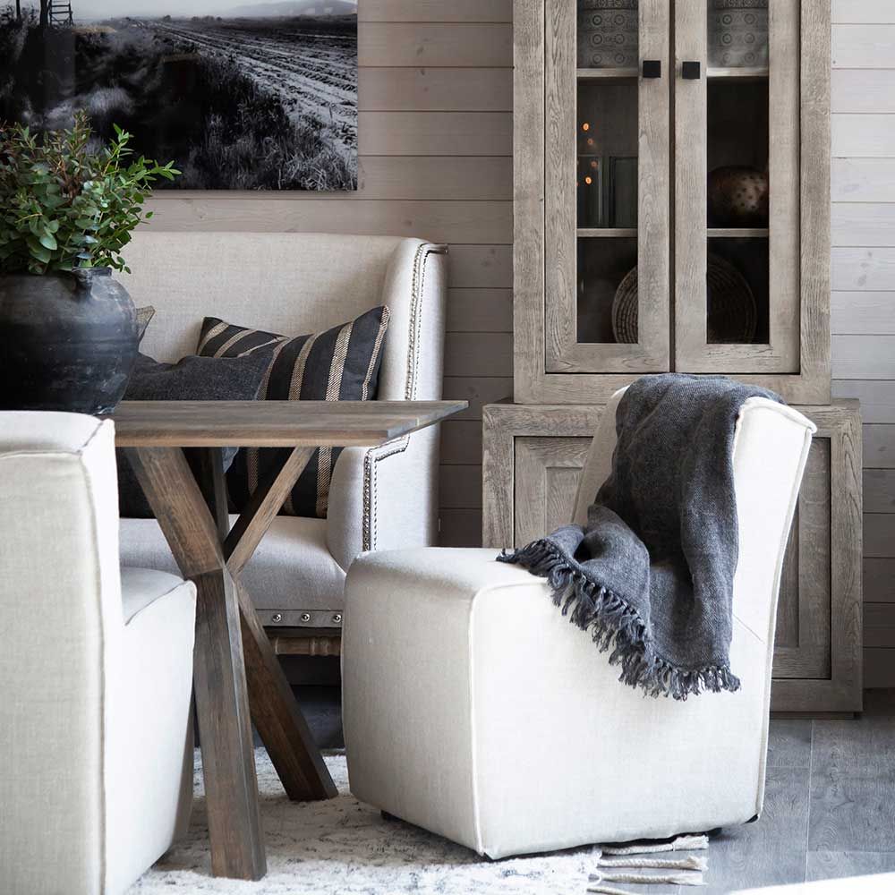 Tree Dining Table 90 X 200 Cm Pebbles Grey